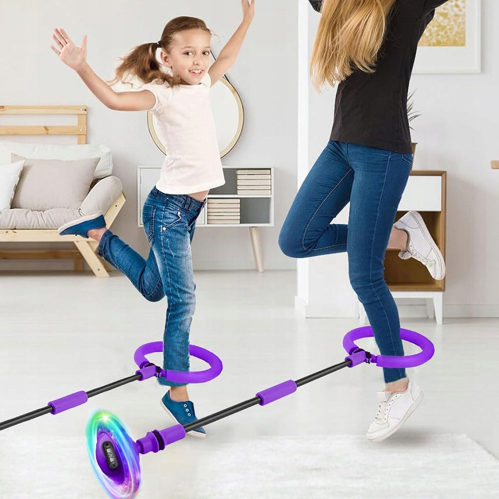 HULA HOOP LEG JUMP ROPE FOR KIDS LED SKIPPER MOVEMENT TOY Packaging status original