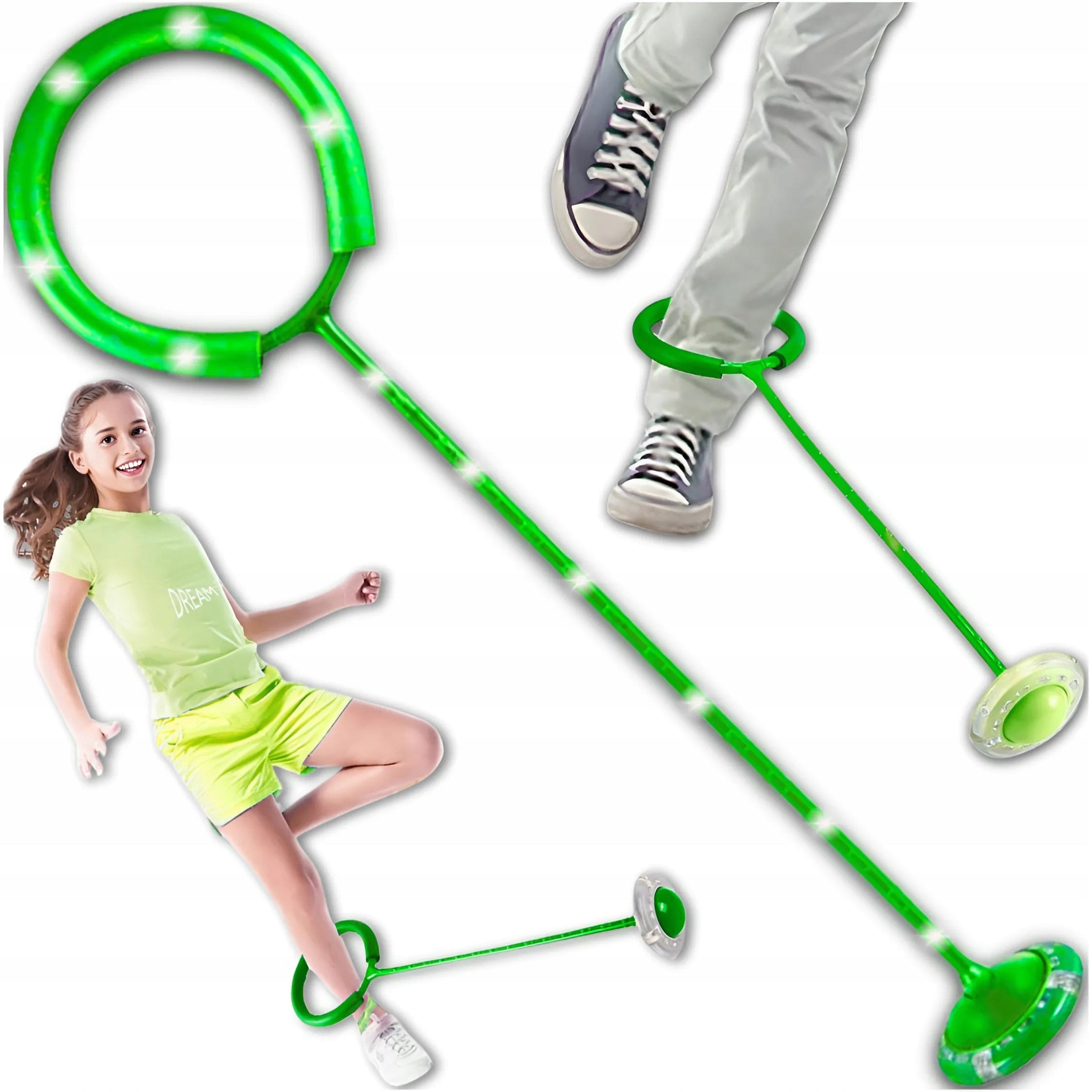 HULA HOOP LEG JUMP ROPE FOR KIDS LED SKIPPER MOVEMENT TOY