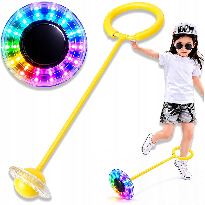 HULA HOOP LEG SKIPPER JUMP ROPE FOR CHILDREN CHILD + LED GLOWING Product width 16 cm