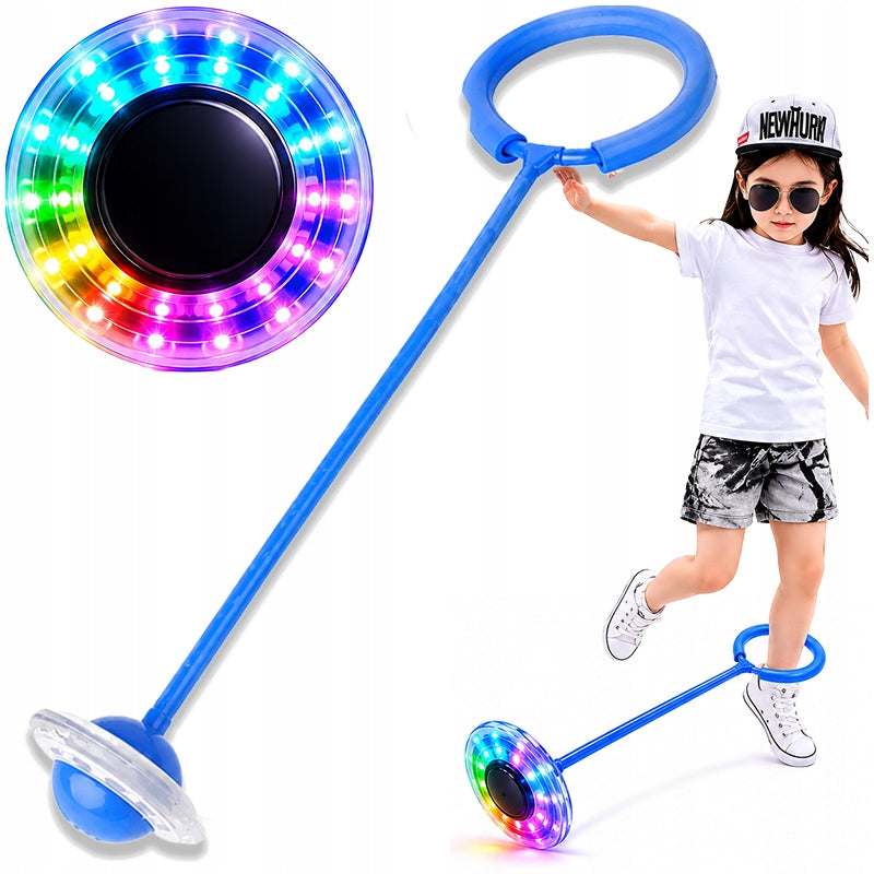 HULA HOOP LEG SKIPPER JUMP ROPE FOR CHILDREN CHILD + LED GLOWING