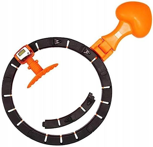 HULA HOOP WITH LCD SPEED COUNTER AND SLIMMING FOLDING WEIGHT Packaging status original