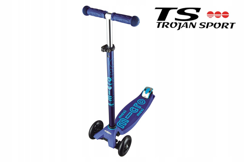 Triratis paspirtukas Micro Maxi Deluxe Navy Blue