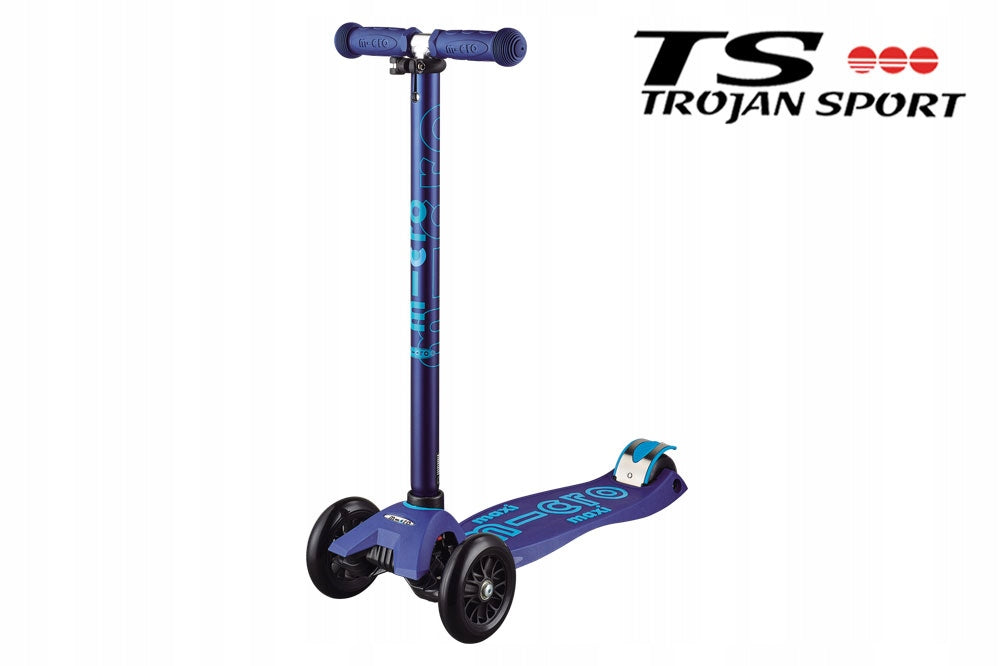 Dreirädriger Roller Micro Maxi Deluxe Marineblau 