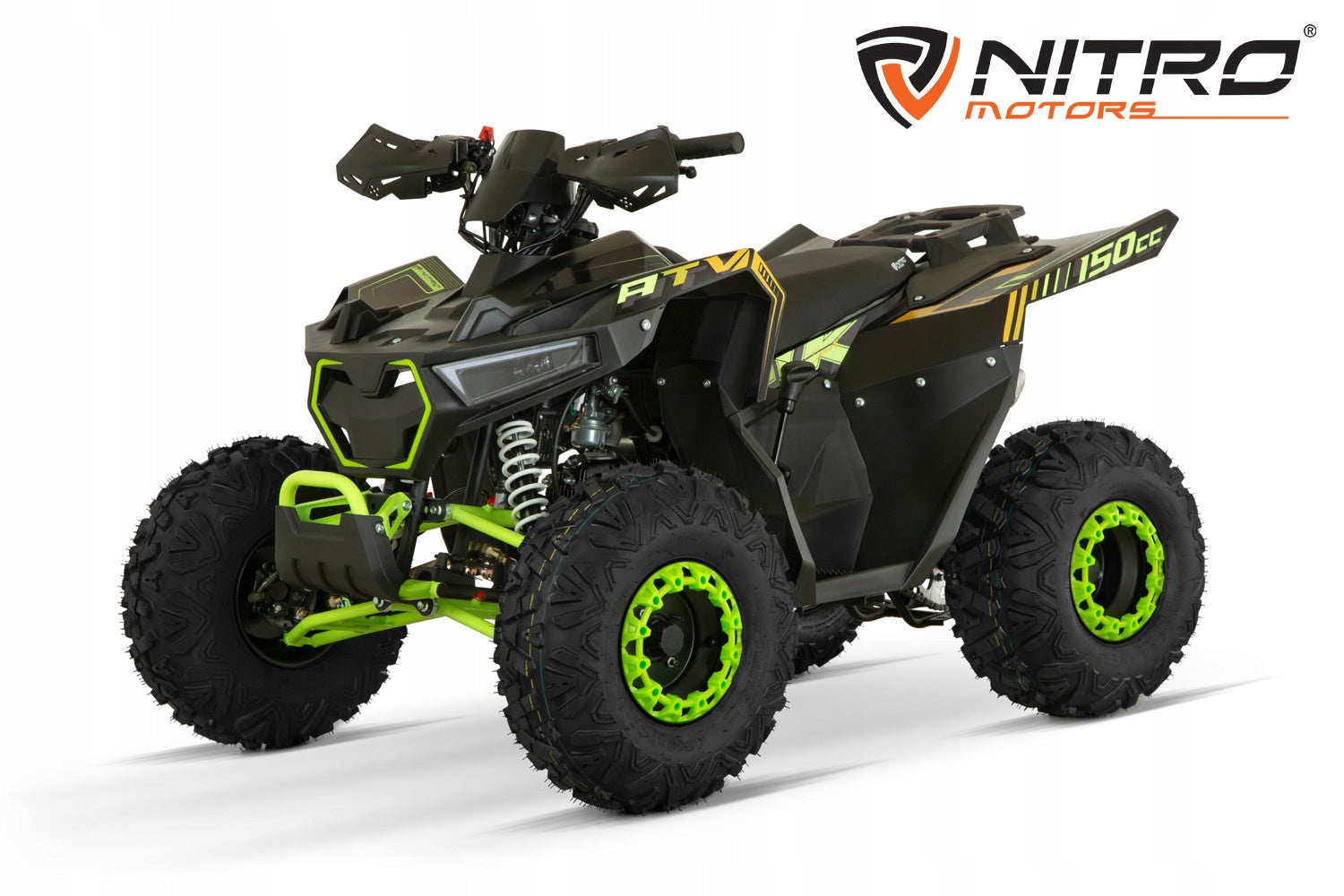 HULK 150CC AUTOMATIC WHEEL 8 RS-LINE matt black - fluo green