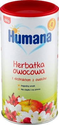 HUMANA GRANULATED FRUIT TEA AFTER 8 MONTHS ONWARDS 200g x2 2PAK Manufacturer code 73033