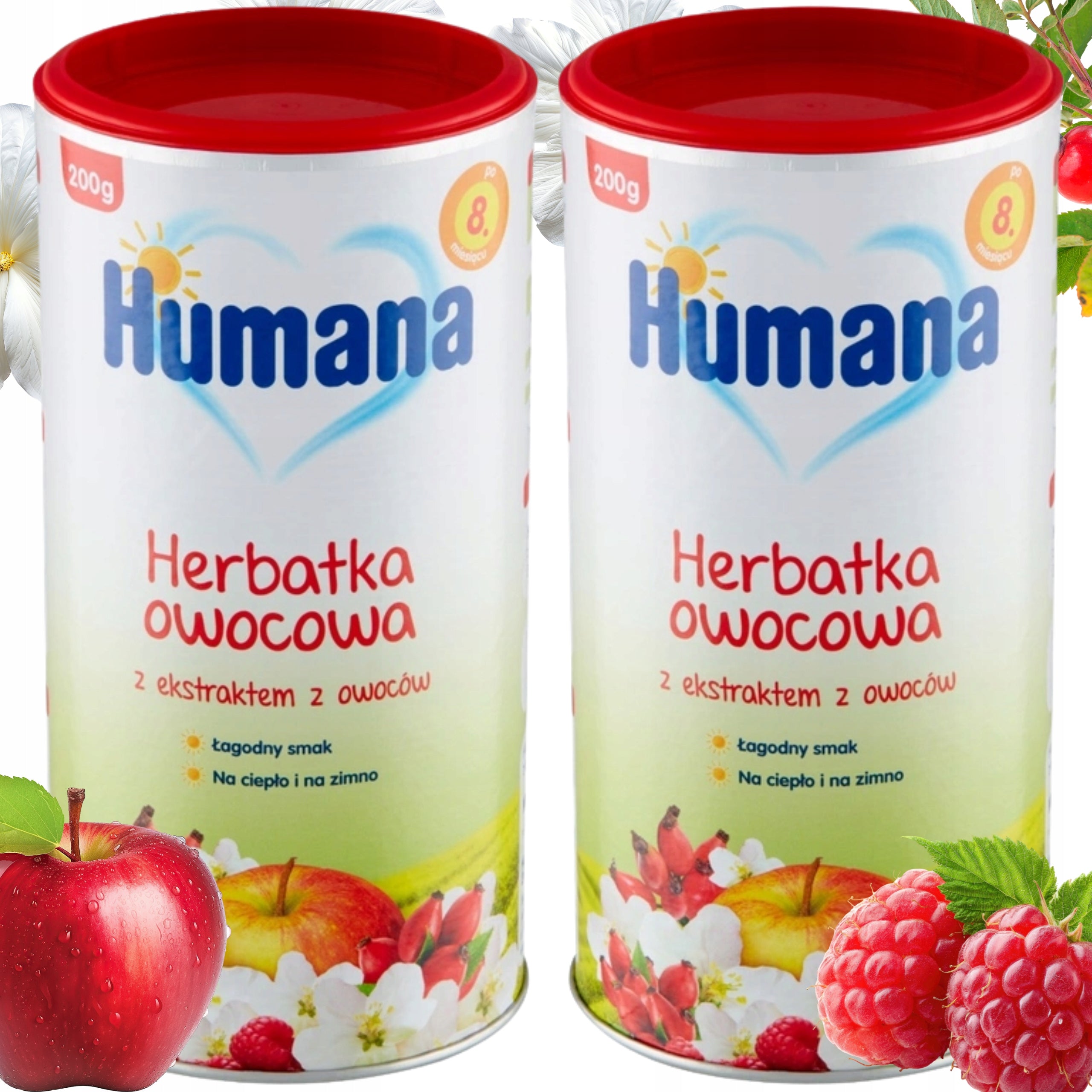 HUMANA GRANULATED FRUIT TEA AFTER 8 MONTHS ONWARDS 200g x2 2PAK