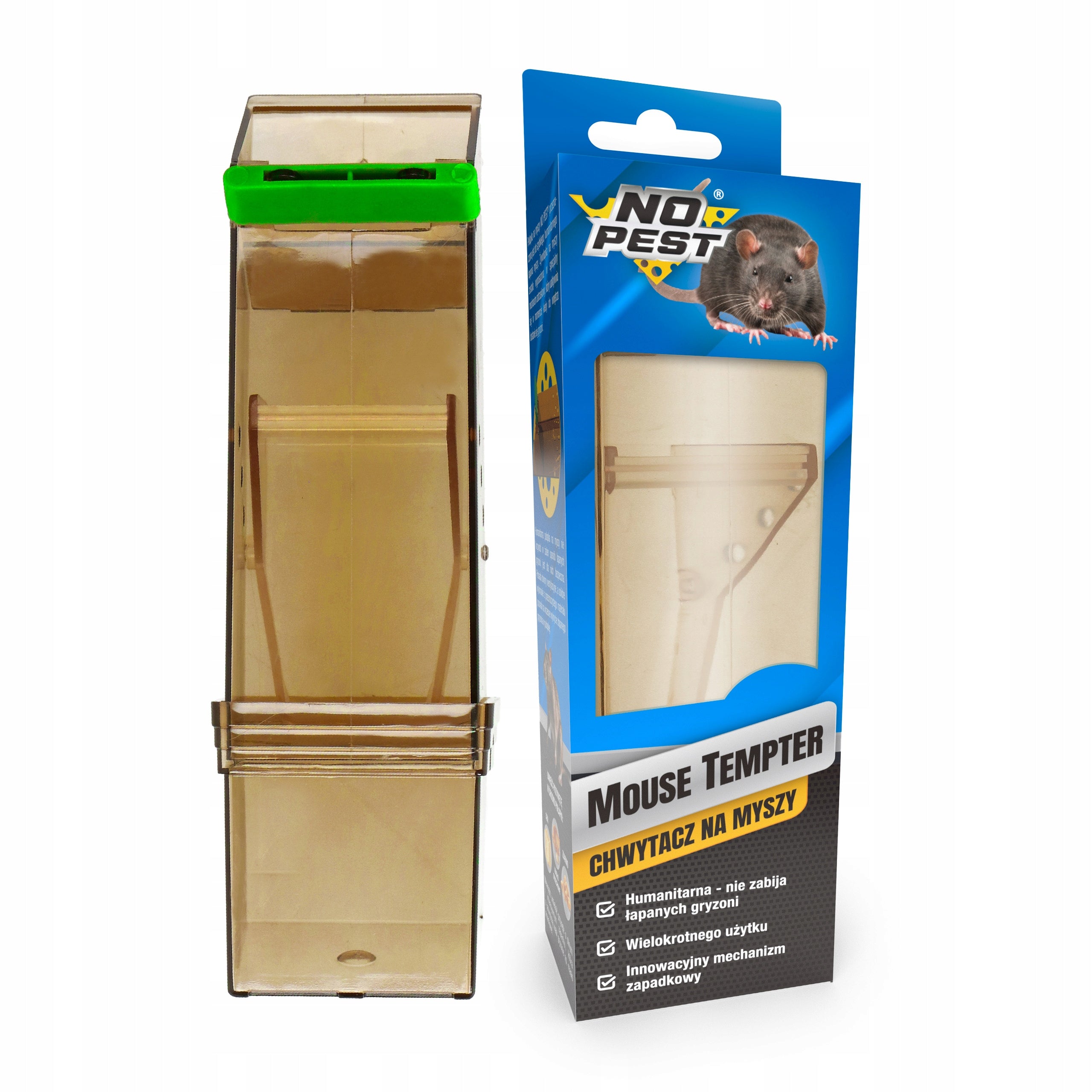 HUMANE GRIPPER LIVETRAP MOUSETRAP FOR FIGHTING MICE NO PEST Packaging status original