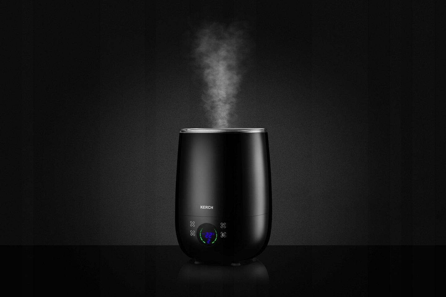 HUMIDIFIER 3IN1 IONIZER AROMATHERAPY KERCH BLACK 4,8L 30W Medical device no