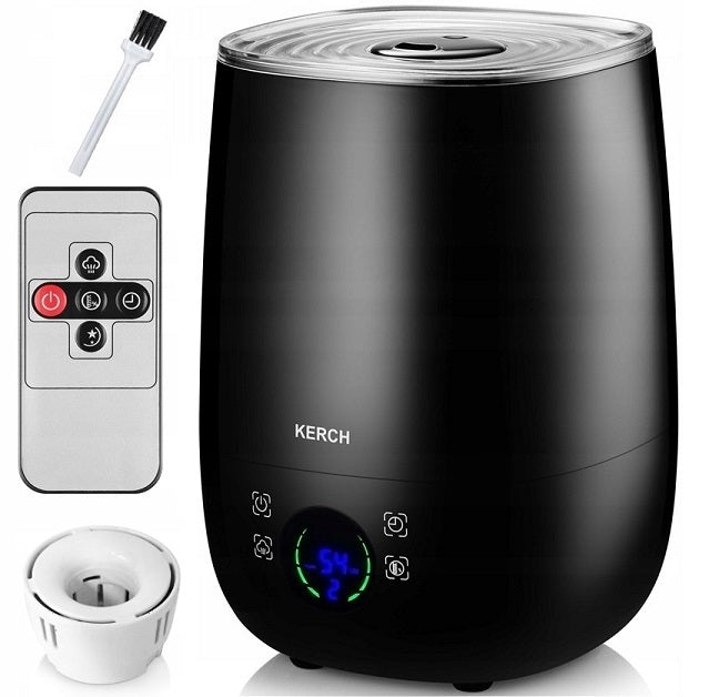 HUMIDIFIER 3IN1 IONIZER AROMATHERAPY KERCH BLACK 4,8L 30W