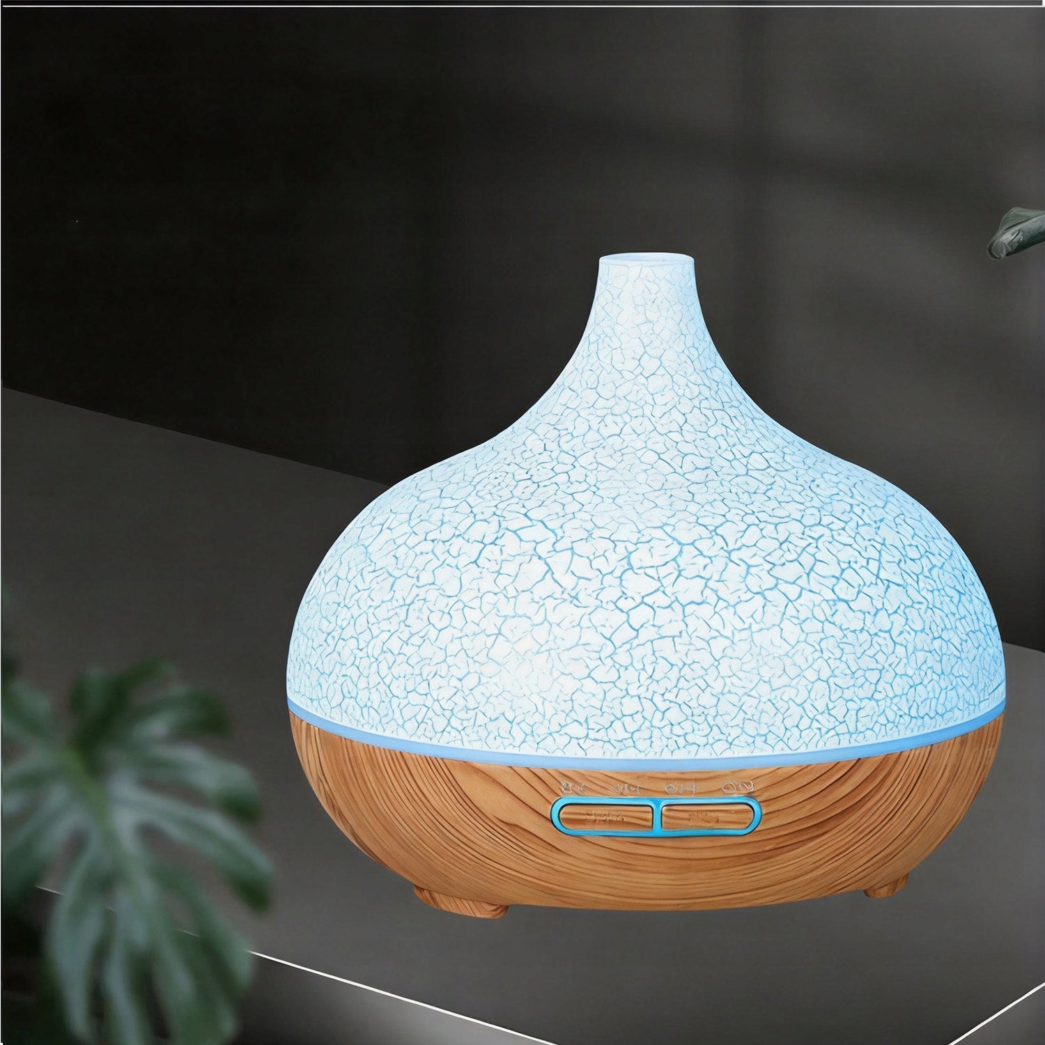 HUMIDIFIER 500ML AROMA DIFFUSER LED REMOTE TIMER AROMATHERAPY Manufacturer code 6HG7273EU5342