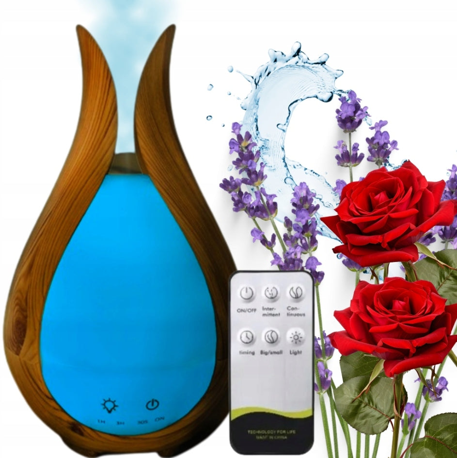 HUMIDIFIER ADJUSTABLE LAMP AROMA DIFFUSER GIFT COLORS MIX