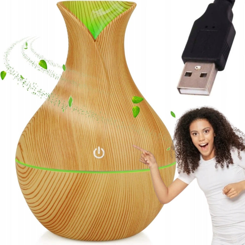 HUMIDIFIER AROMA DIFFUSER AROMATHERAPY EFFICIENT - ECO DESIGN