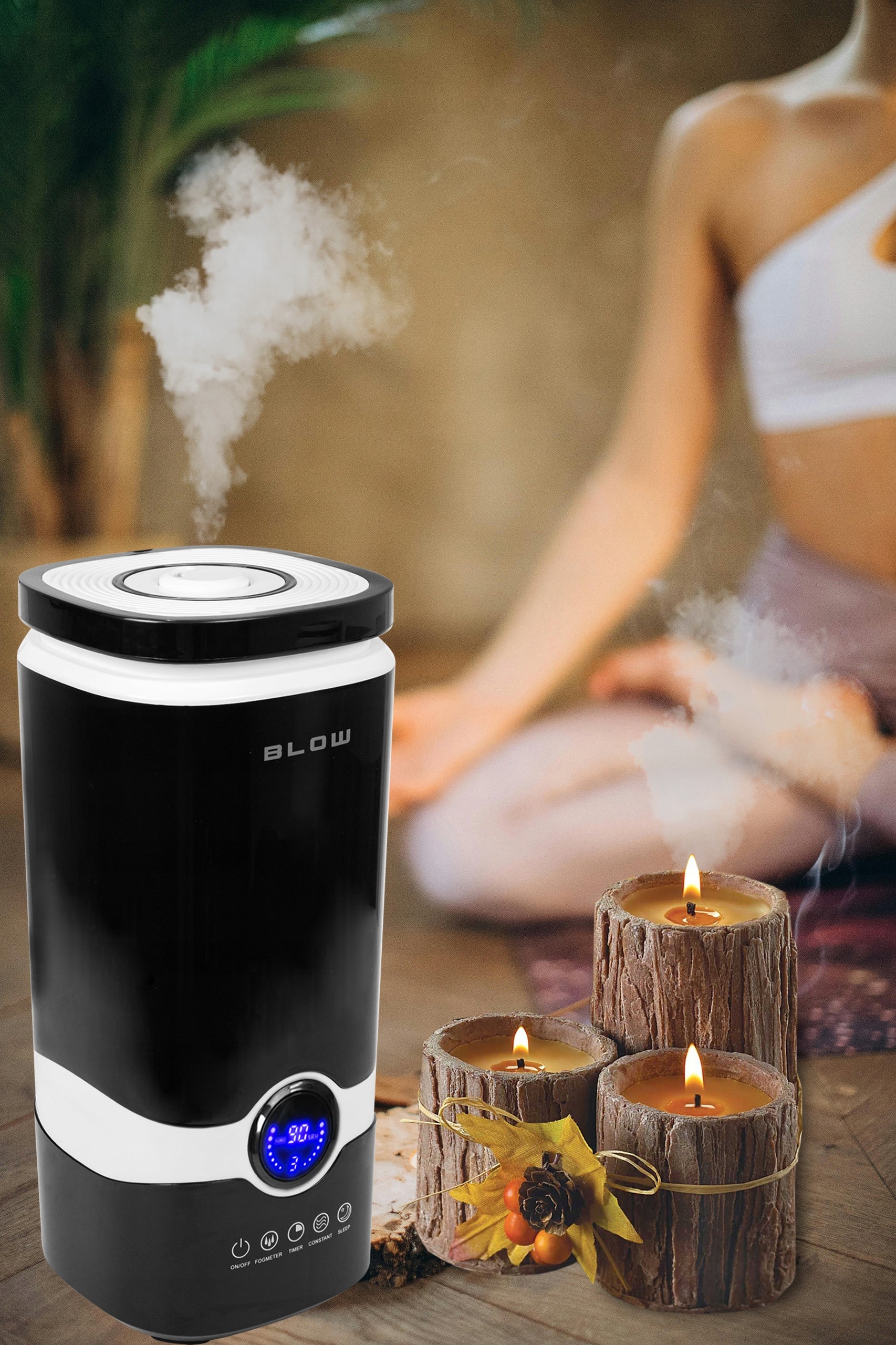 HUMIDIFIER AROMA DIFFUSER HYGROMETER TIMER REMOTE CONTROL THERMOMETER 4L EAN (GTIN) 5900804142300