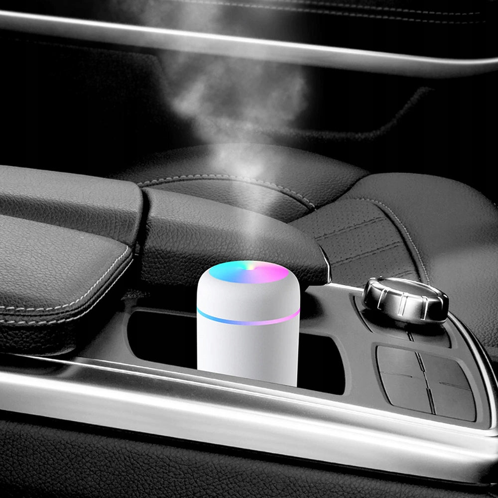 HUMIDIFIER AROMA DIFFUSER LED FOR CAR AROMATHERAPY NIGHT LIGHT Type evaporative humidifier
