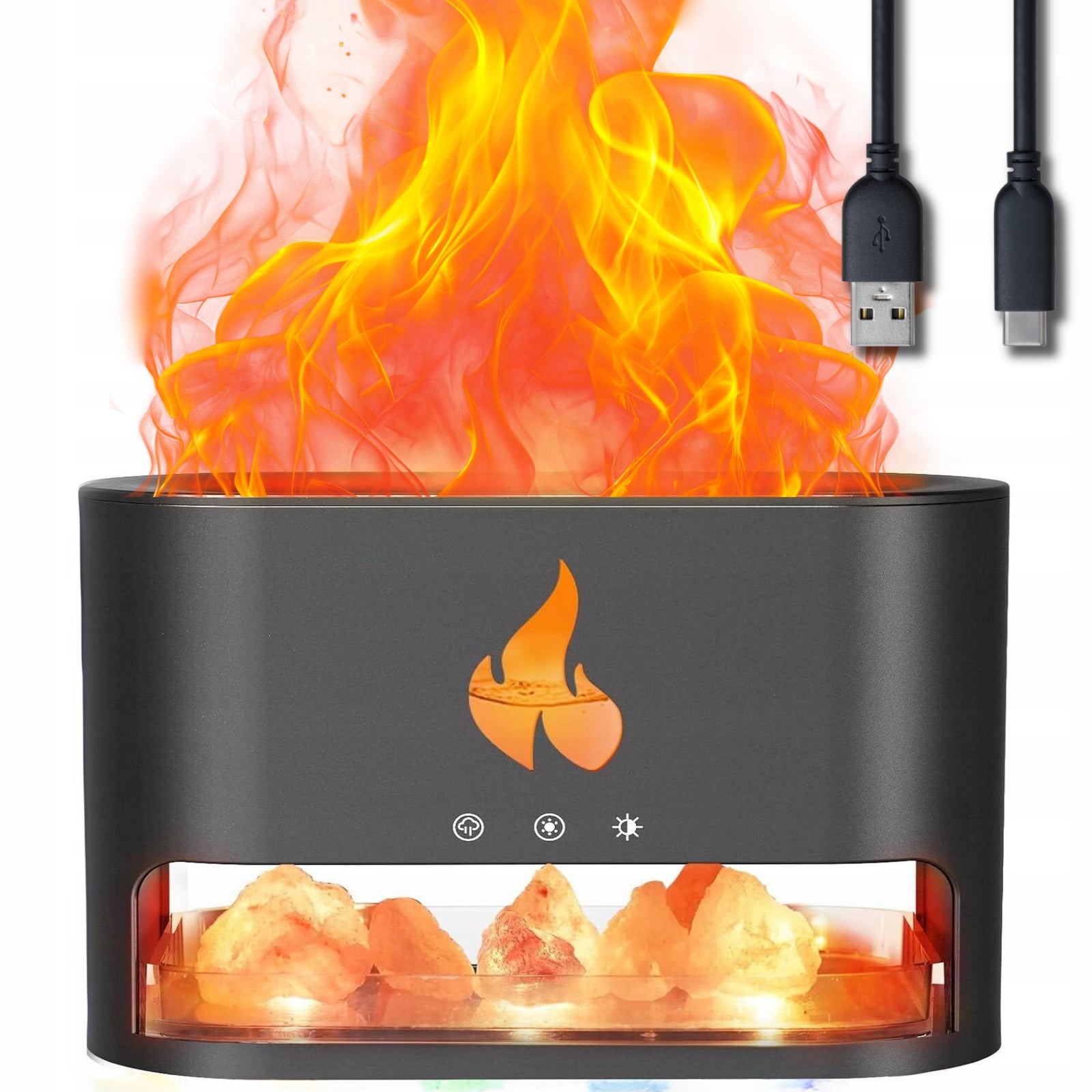 HUMIDIFIER AROMA DIFFUSER NIGHT LIGHT LED BLACK MONTESSA Brand Montessa
