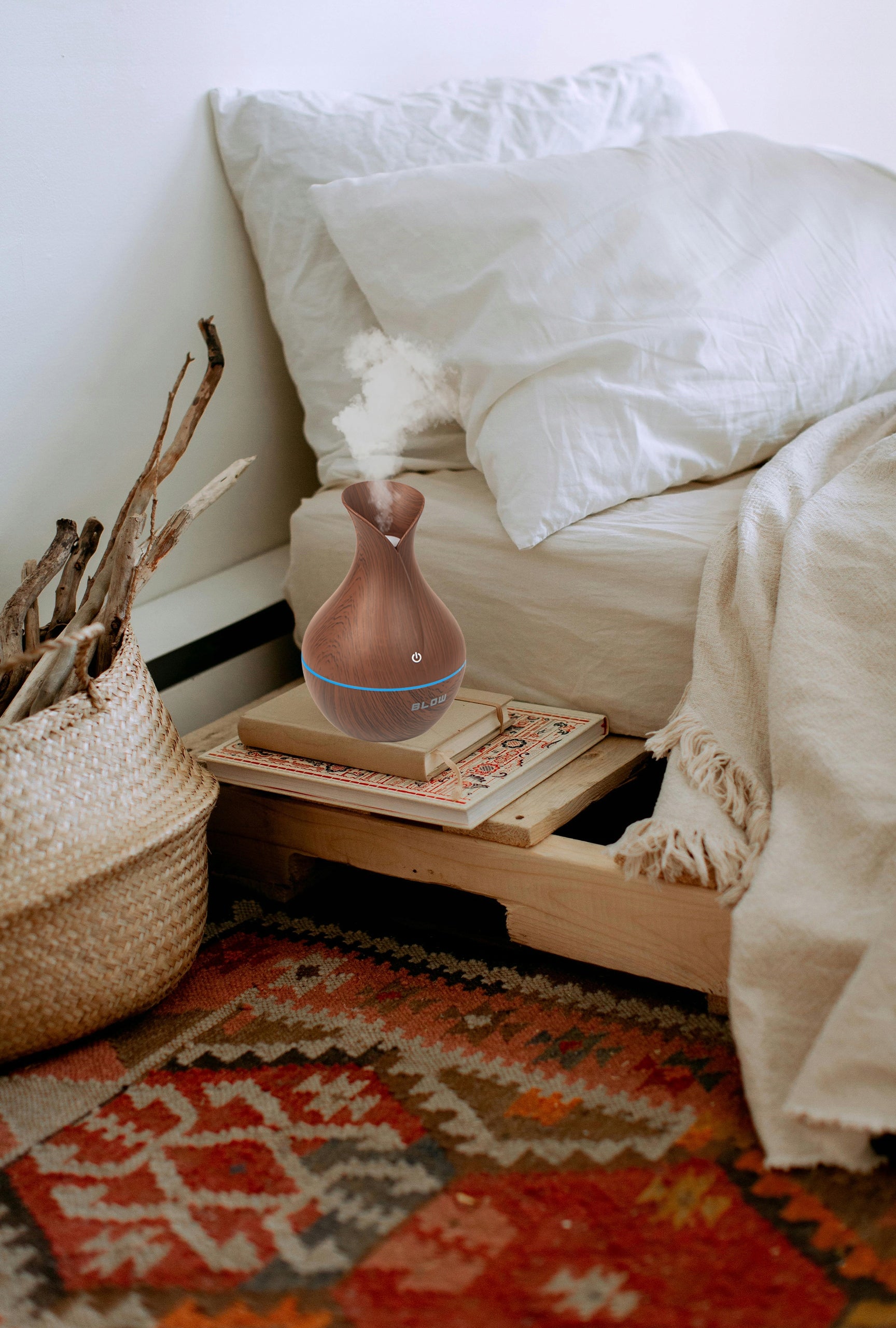 HUMIDIFIER AROMATHERAPY AROMA DIFFUSER FOR ESSENTIAL OILS Type ultrasonic humidifier