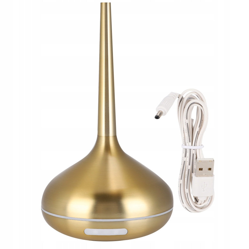 HUMIDIFIER AROMATHERAPY DIFFUSER 7 COLORS LED NIGHT LIGHT 120ML Dominant color gold
