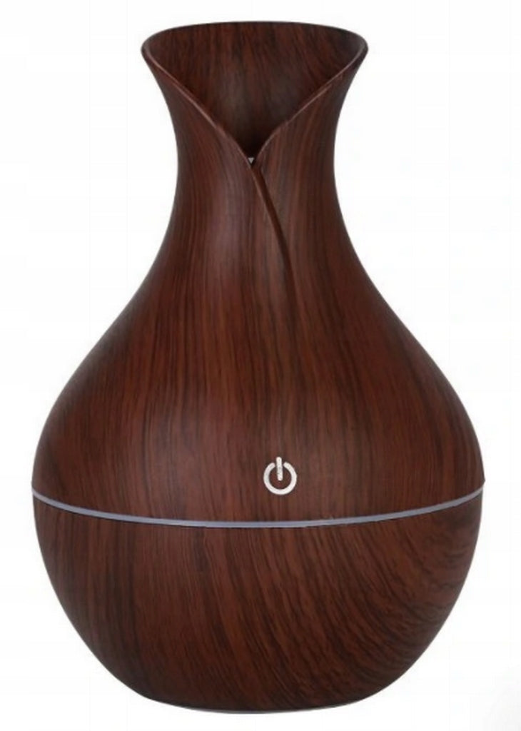 HUMIDIFIER AROMATHERAPY OIL DIFFUSER LED EVAPORATIVE LIGHT Dominant color beige/brown