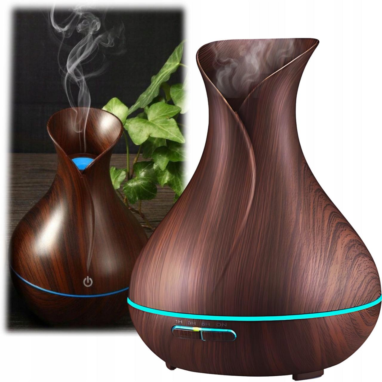HUMIDIFIER AROMATHERAPY OIL DIFFUSER LED EVAPORATIVE LIGHT