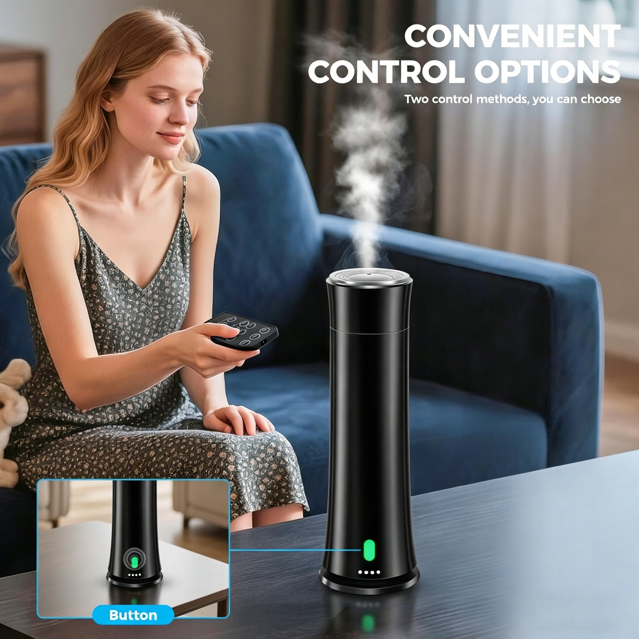 HUMIDIFIER AUTOMATIC AROMATHERAPY DIFFUSER WITH TIMER Type evaporative humidifier