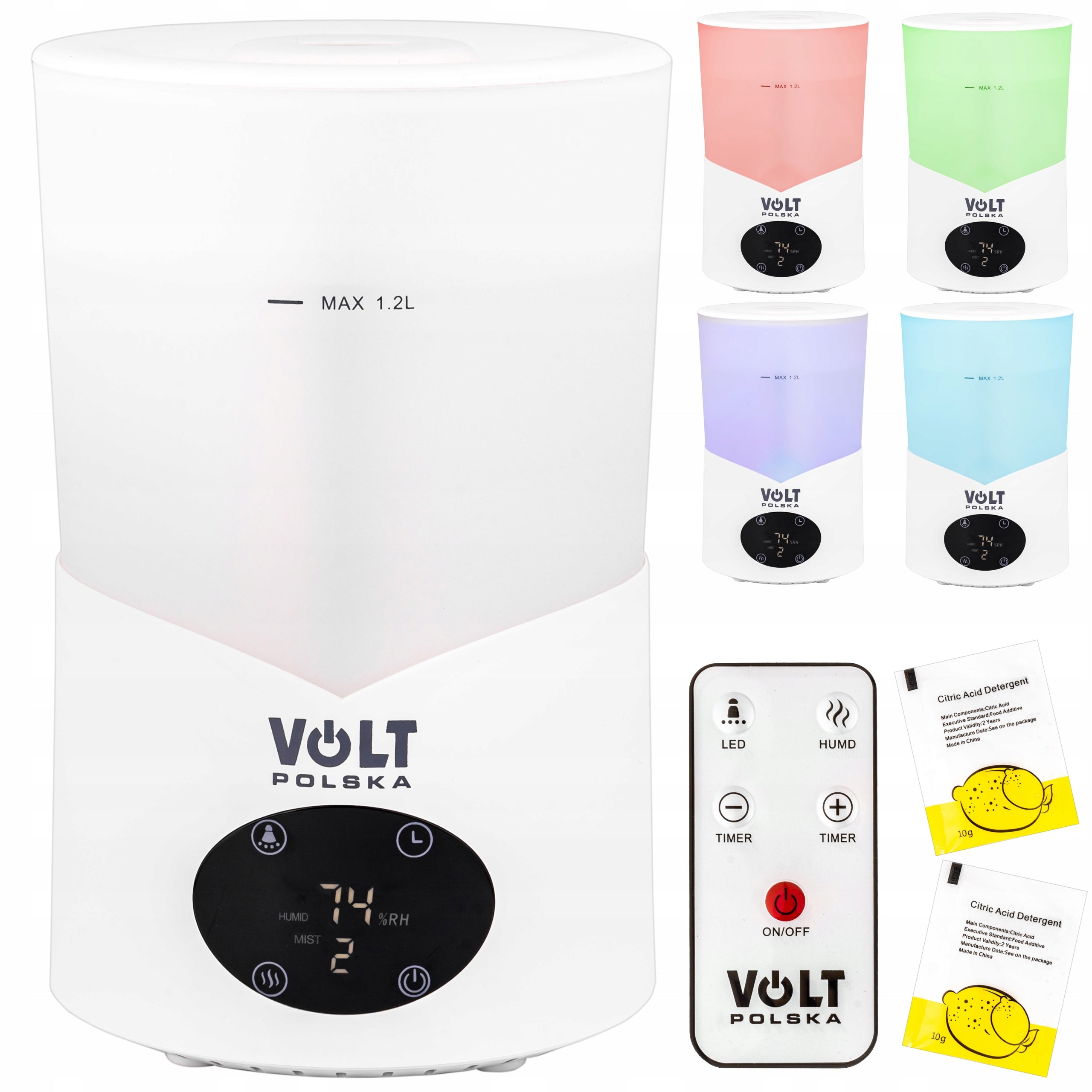 HUMIDIFIER DIFFUSER 1,2L FILTER PURIFIER PILOT