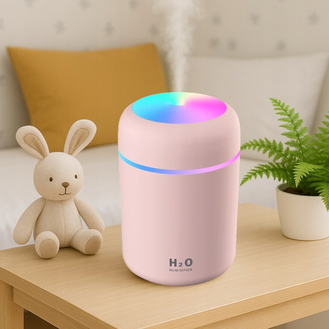 HUMIDIFIER DIFFUSER AROMATHERAPY PINK MONTESSA Type steam humidifier
