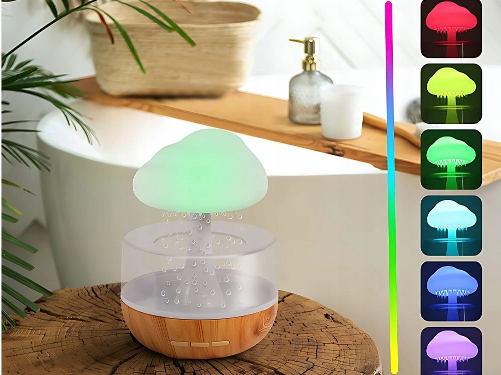 HUMIDIFIER DIFFUSER LED LAMP AROMATHERAPY CLOUD WIRELESS Brand Verk Group