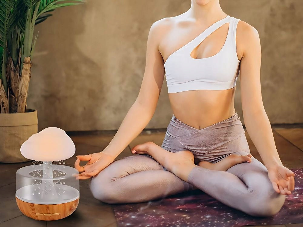 HUMIDIFIER DIFFUSER LED LAMP AROMATHERAPY CLOUD WIRELESS Model 27484