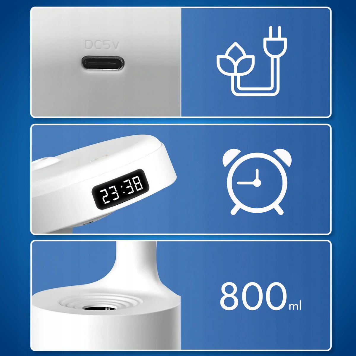 HUMIDIFIER ENTRUSTS ULTRASONIC - ANTIGRAVITY EFFECT + FREEBIE Packaging status original