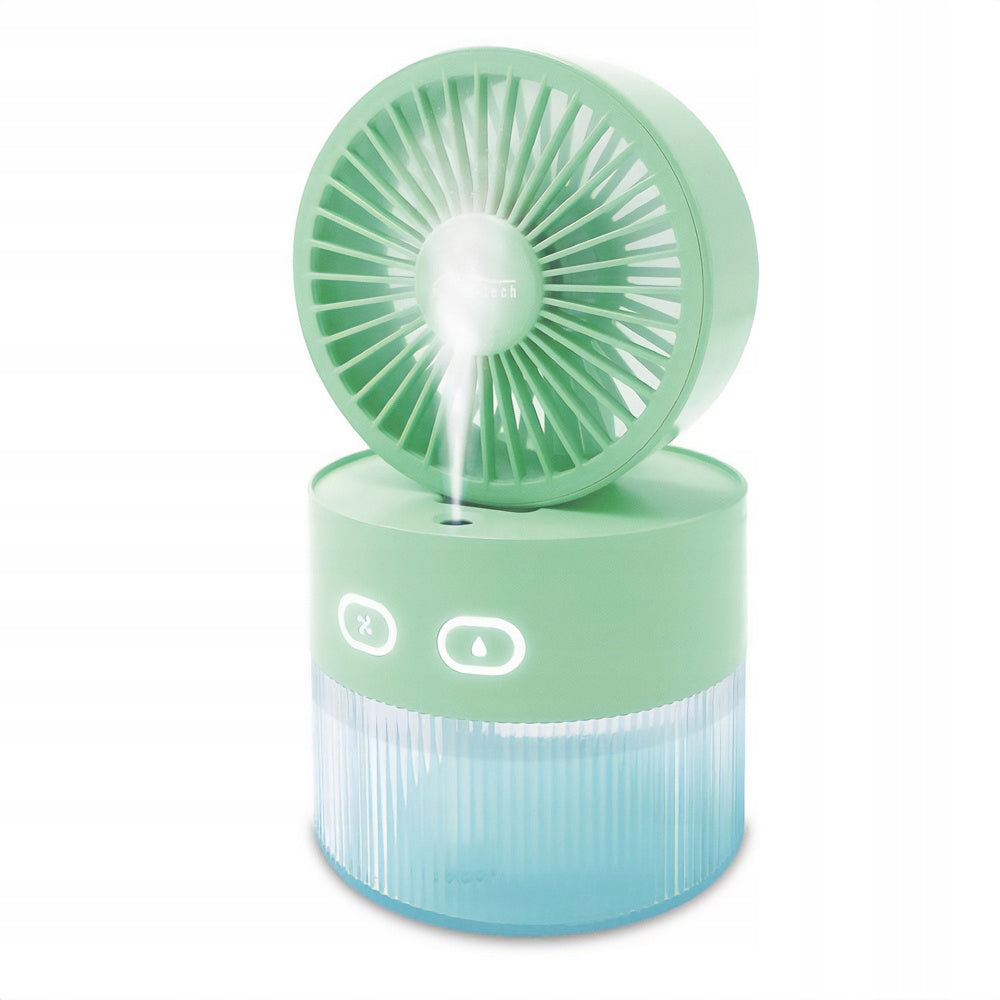 HUMIDIFIER FAN PORTABLE COMPACT ILLUMINATED GREEN EAN (GTIN) 5907389571624