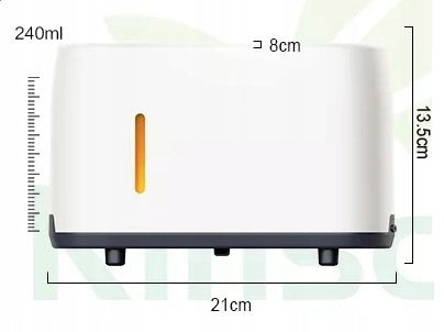 HUMIDIFIER FIREPLACE AROMA IONIZER PILOT Dominant color white