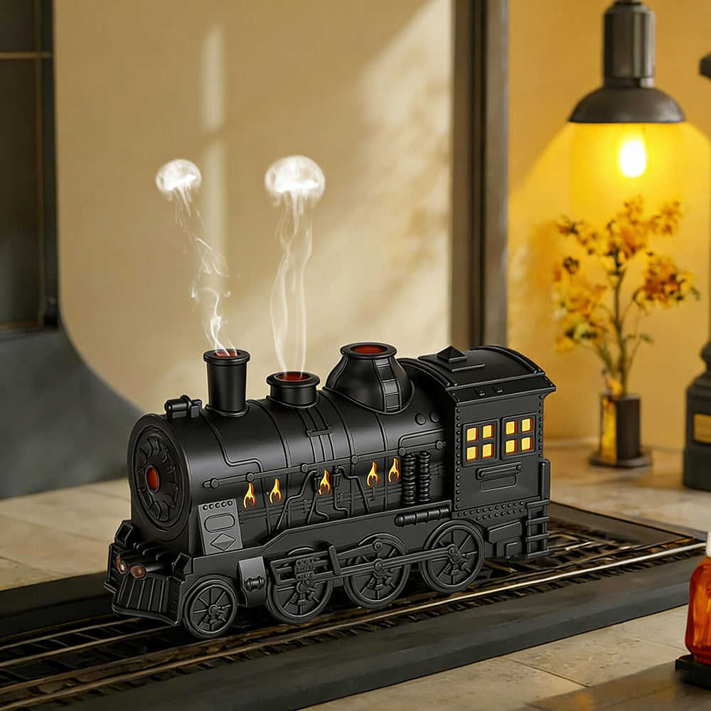 HUMIDIFIER LOCOMOTIVE 300ML AROMA DIFFUSER LED USB REMOTE CONTROL Water tank capacity 0.3 l