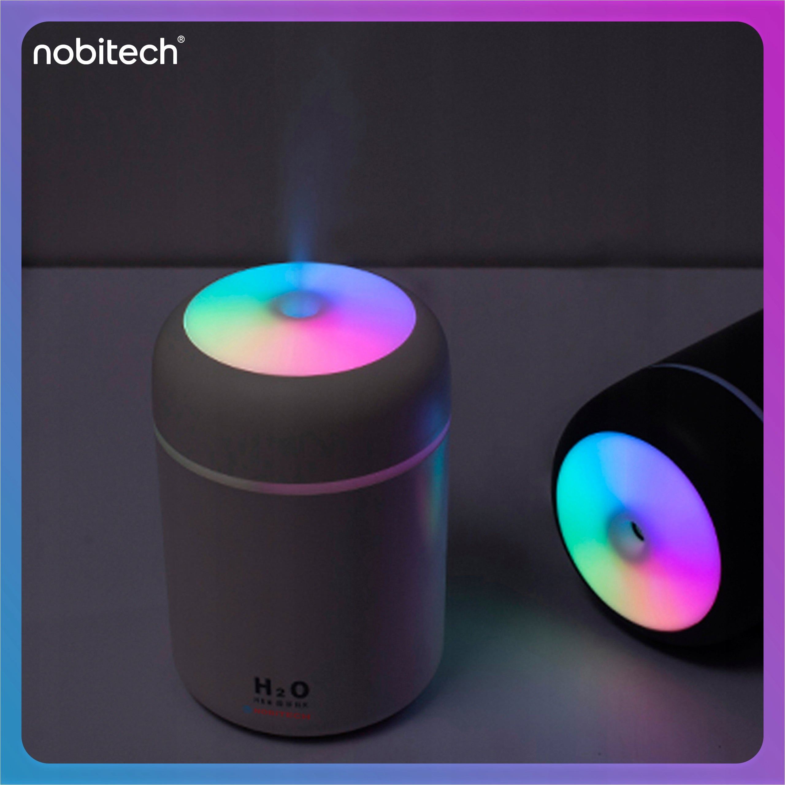 HUMIDIFIER MINI NIGHT LIGHT ULTRASONIC DIFFUSER SMALL + CABLE Model AH02-R