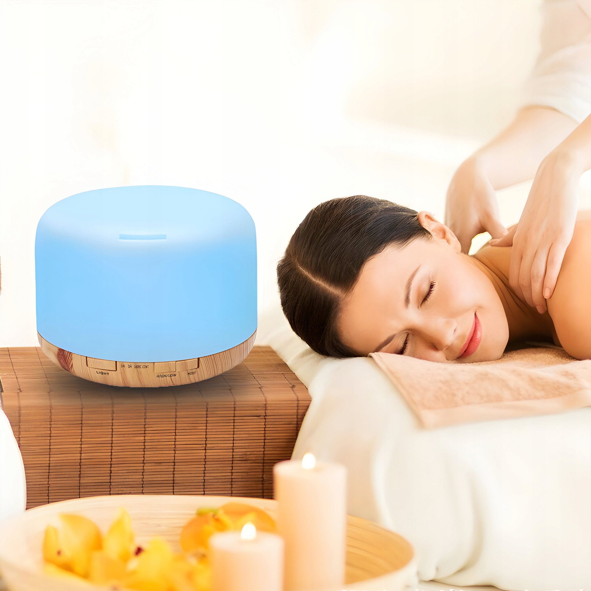 HUMIDIFIER NIGHT LIGHT SCENTED DIFFUSER AROMATHERAPY + REMOTE CONTROL XL Brand RETOO