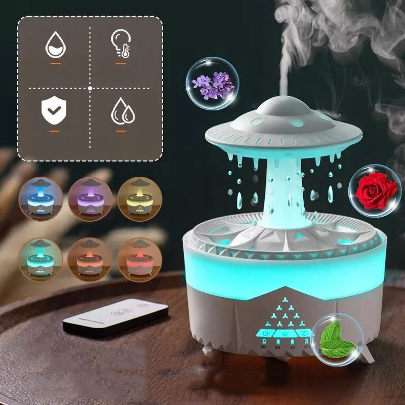 HUMIDIFIER, OIL DIFFUSER, ESSENTIAL FRAGRANCE DIFFUSER Dominant color not applicable