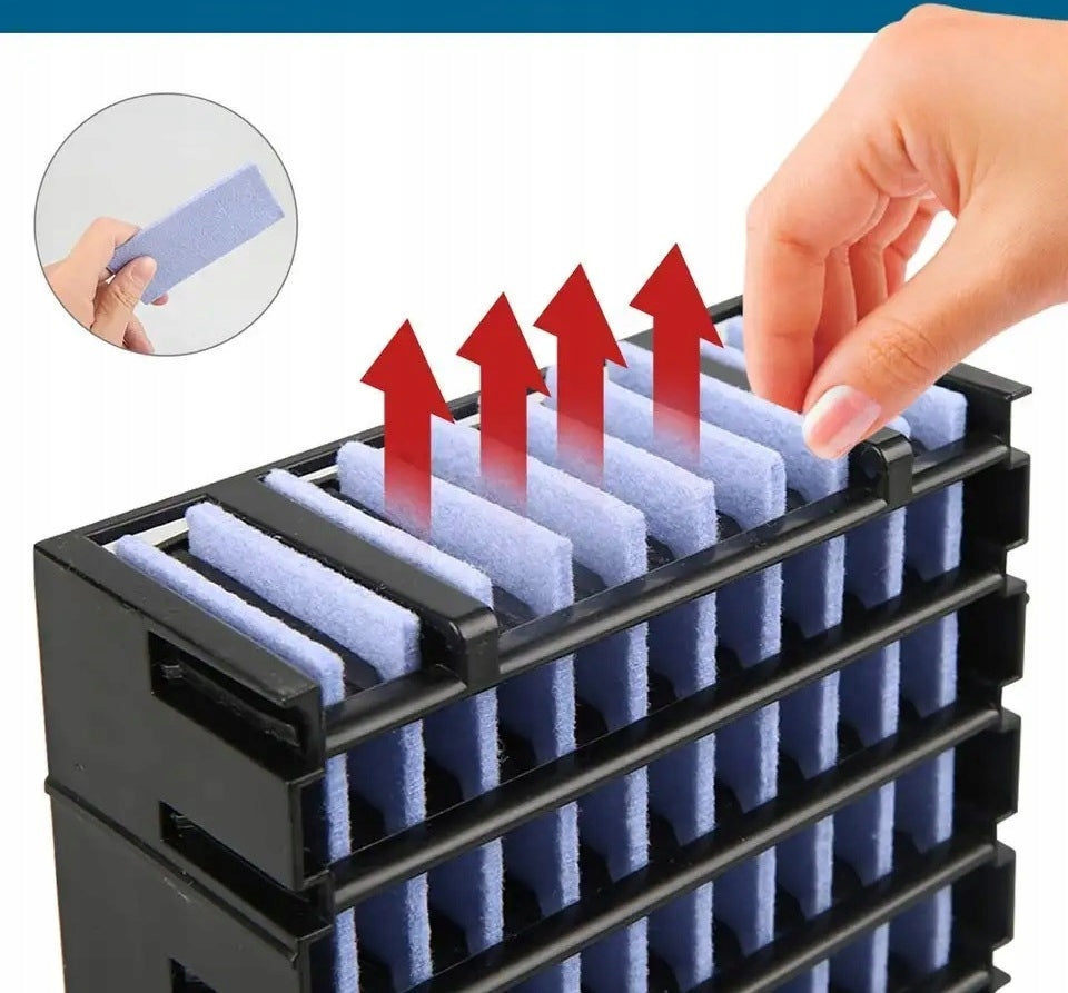 HUMIDIFIER PORTABLE AIR CONDITIONER 3IN1 3WATT USB LED Control remote