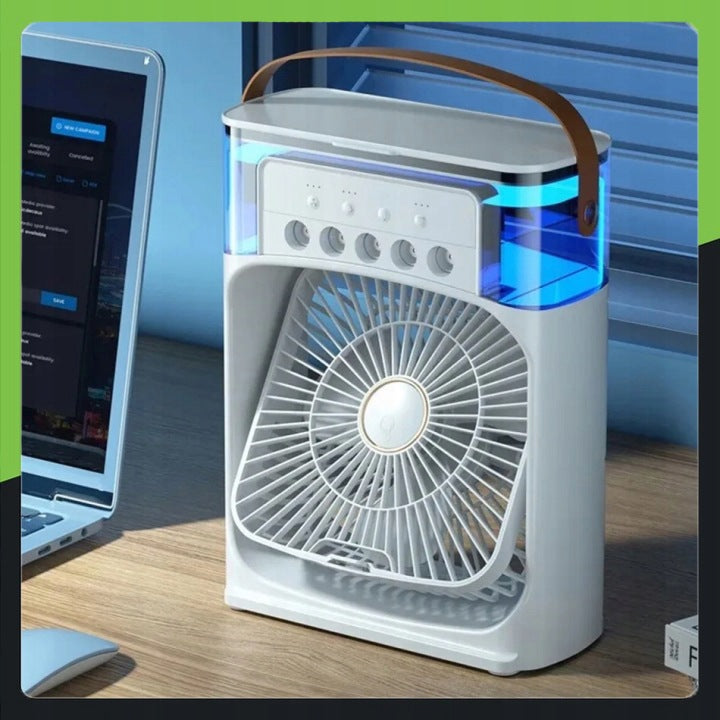 HUMIDIFIER PORTABLE AIR CONDITIONER 3in1 FAN USB WATER WINDMILL LED Brand Fan