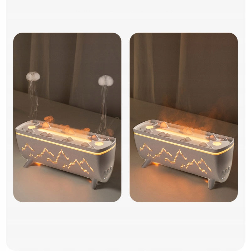 HUMIDIFIER ULTRASONIC IONIZER AROMATHERAPY REMOTE CONTROL TWO MODES Packaging status original