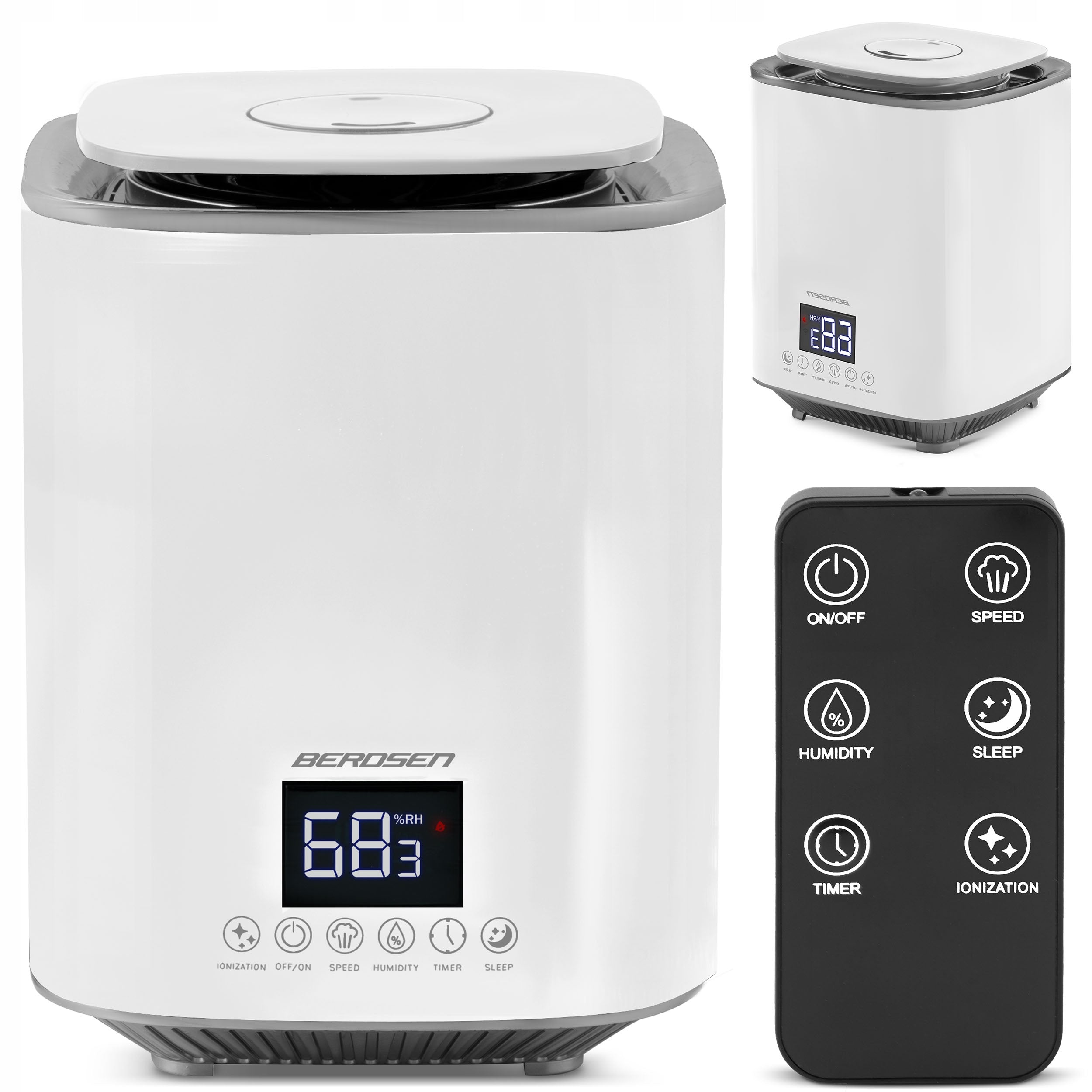 HUMIDIFIER ULTRASONIC IONIZER AROMATHERAPY REMOTE CONTROL