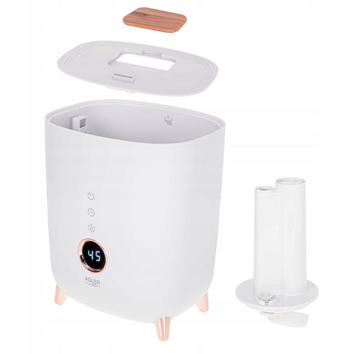 HUMIDIFIER ULTRASONIC WHITE LARGE AROMATHERAPY Dominant color white