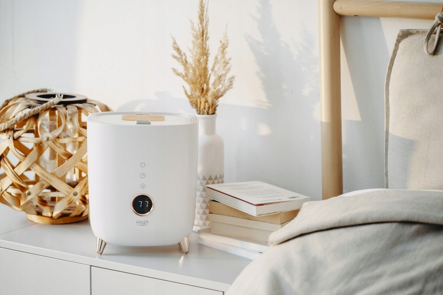 HUMIDIFIER ULTRASONIC WHITE LARGE AROMATHERAPY Packaging status original
