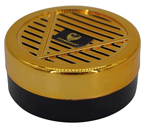 HUMIDOR CIGAR HUMIDIFIER GOLD ROUND WITH CRYSTALS FOR SMOKERS Brand no brand