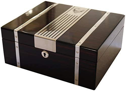 HUMIDOR WOODEN CIGAR CEDRO DIGITAL HYGROMETER HUMIDIFIER 50 for home Brand no brand