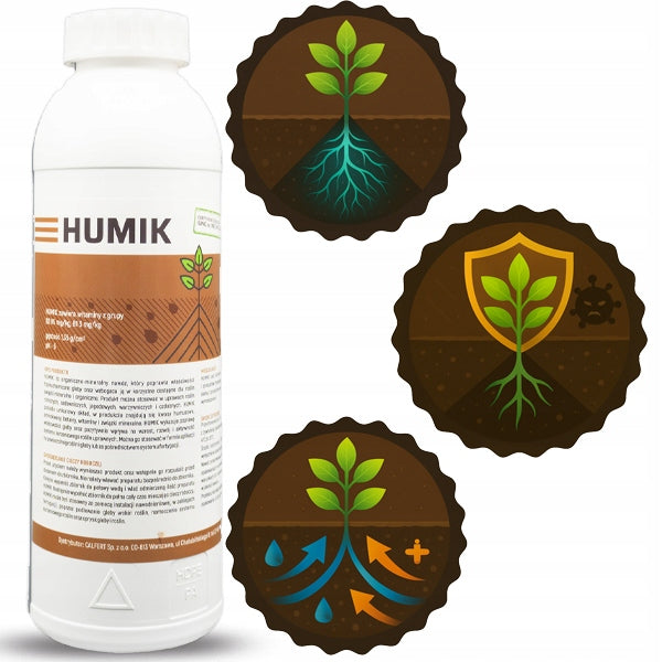 HUMIK 1L ROOTING ROOT GROWTH STIMULATOR ANTI-STRESSANT HUMIC ACIDS