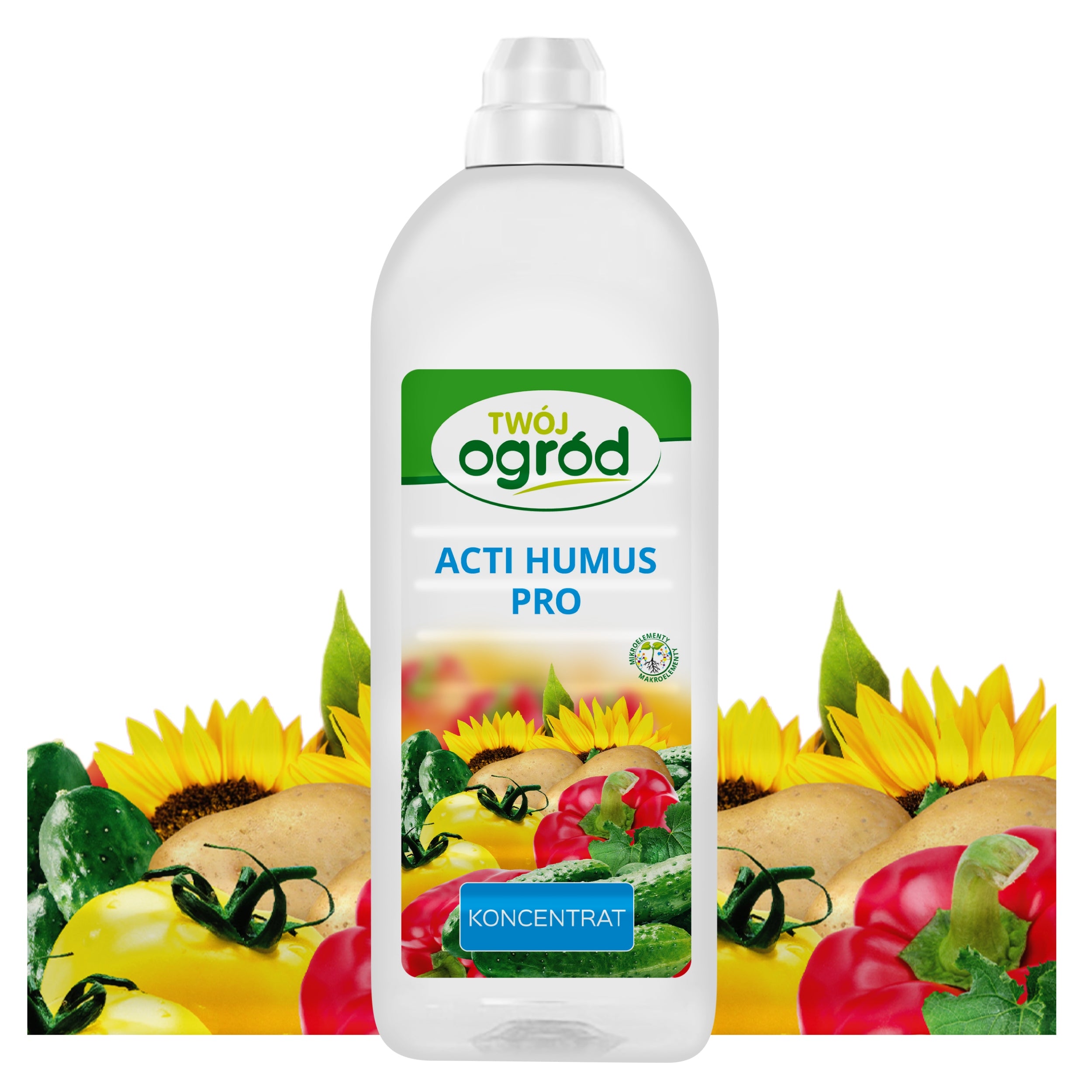 HUMUS Liquid Fertilizer ACTIHUMUS 1,5l HUMIC ACIDS for green vegetable plants