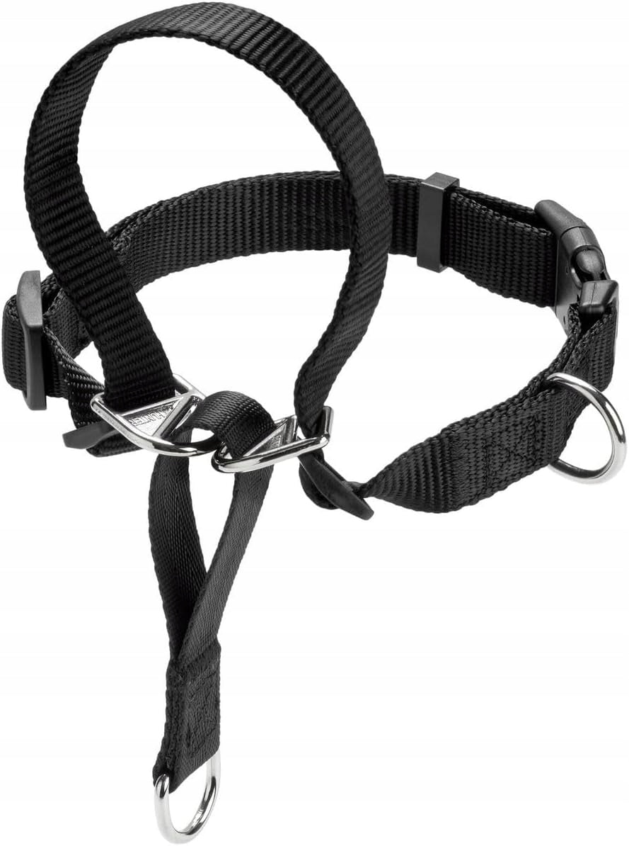 HUNTER Follow Me Nylon Dog Harness Black Adjustable M