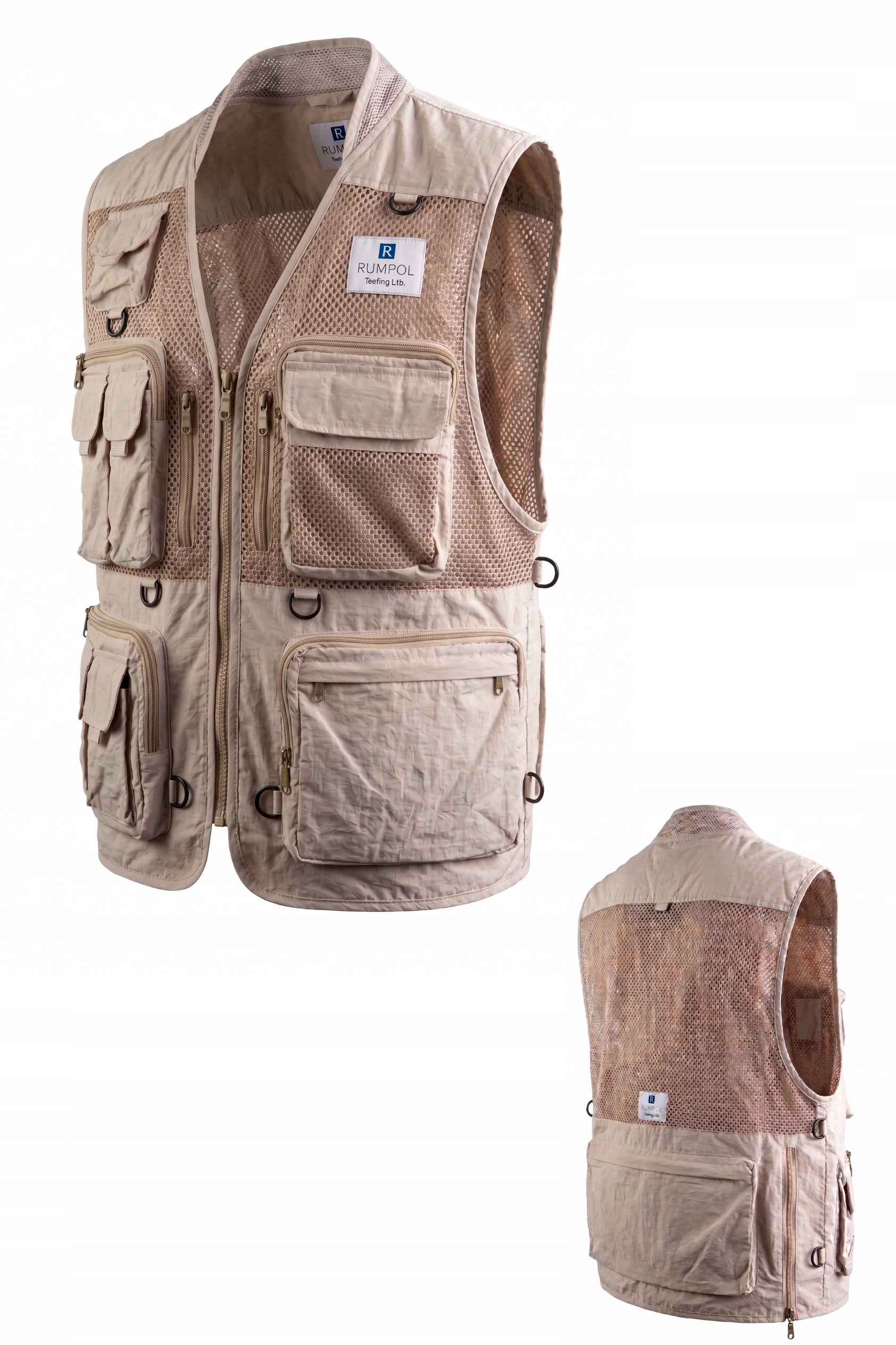 HUNTING VEST POCKETS FISH TANK TOP RUMPOL 3XL 098