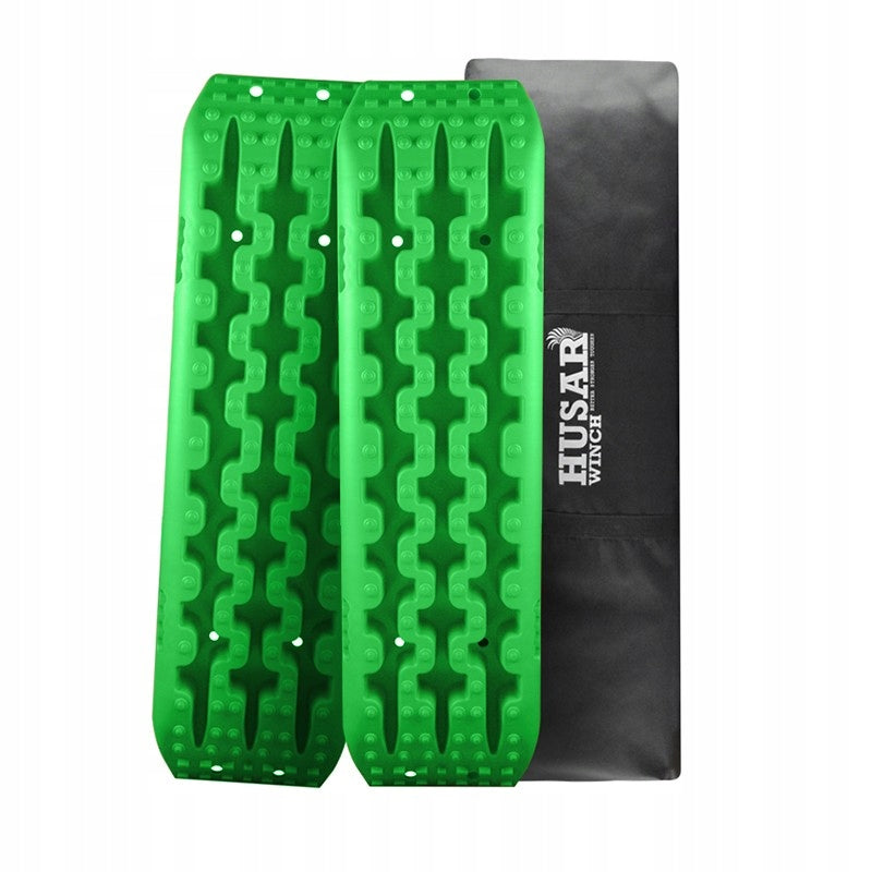 HUSAR WINCH SAND TROPS in heavy terrain OFF ROAD 4x4 10t+BAG green
