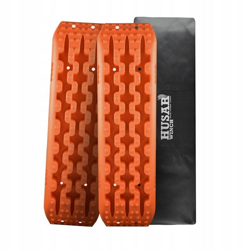 HUSAR WINCH SAND TROPS in heavy terrain OFF ROAD 4x4 10t+BAG orange