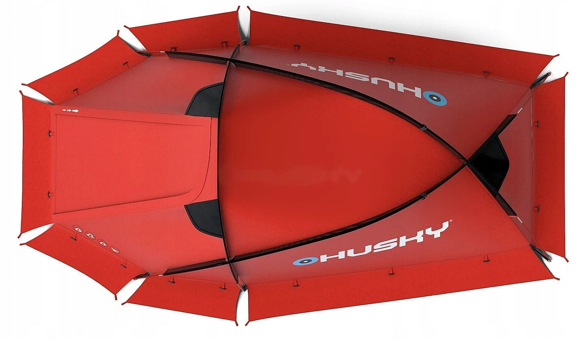 HUSKY ORIGINAL EXTREME FLAME 1 seater expedition tent red Manufacturer code 1H0-9087